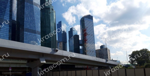 Изокрил Финиш 50 выбран при окраске железобетонных конструкций эстакад 