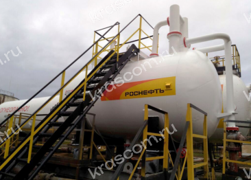 Окрашивание на объекте ПАО «НК»Роснефть»