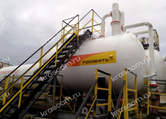 Окрашивание на объекте ПАО «НК»Роснефть»