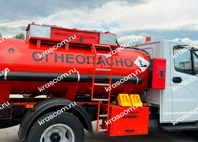 Высокоглянцевая грунт-эмаль Procoat AP 259 SC Gloss на автоцистерне