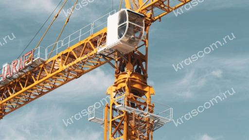 Окрашивание металлоконструкций башенного крана